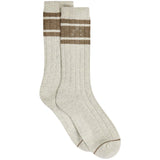 Malissa Plush Wide Rib Sock - Ivory Marl