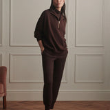 The Slim Cuff Pant 27,5" - Coffee Bean