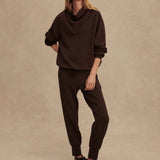 The Slim Cuff Pant 25" - Coffee Bean
