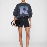 Miles Palms Sweatshirt - Washed Grey
