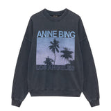 Miles Palms Sweatshirt - Washed Grey