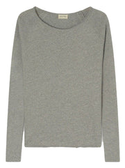 Sonoma L/S Boatneck Cotton Top - Heather Grey