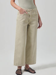 Pina Low-Rise Baggy Crop - Alfalfa