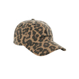 Jeremy Baseball Cap - Black and Brown Leopard