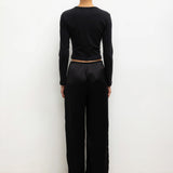 Barb Wide-Leg Pant - Black