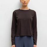 The Margo Long Sleeve Tee - Chocolate