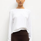 The Margo Long Sleeve Tee - White