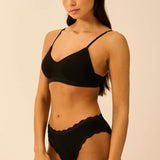 Mid-Rise Knicker - Black