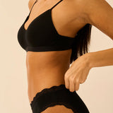 Smooth Sculpt Padded Bra - Black