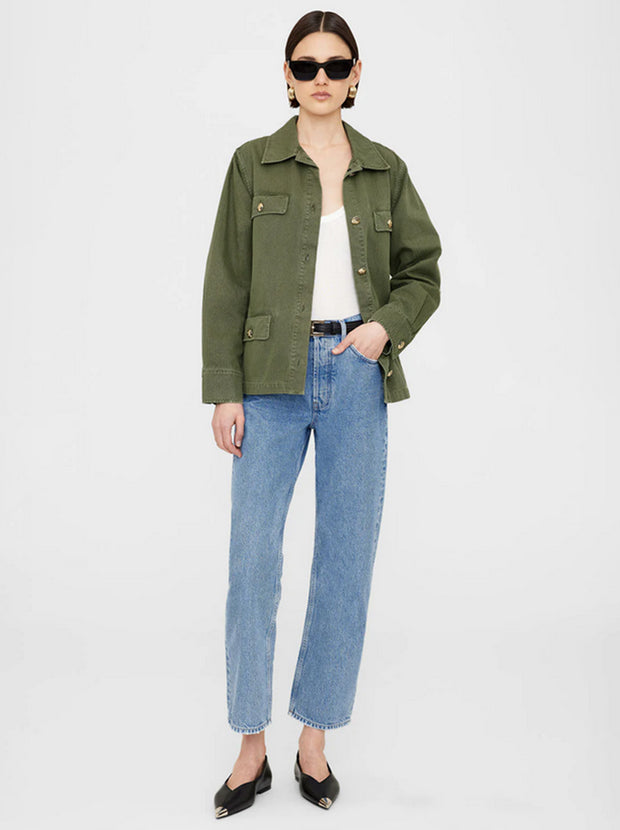 Corey Cotton Jacket - Army Green