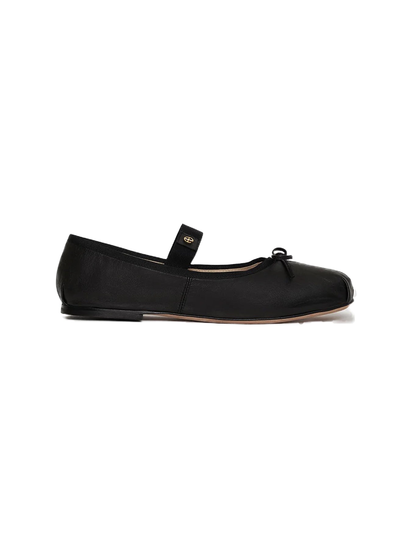 Anine Bing Jolie Leather Flats Black – Shop-Label