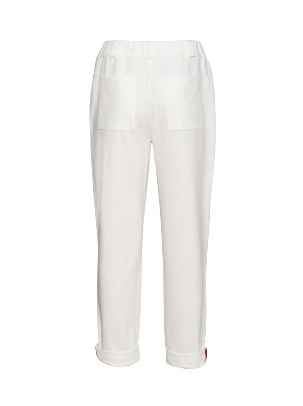 Boston Track Pant - White