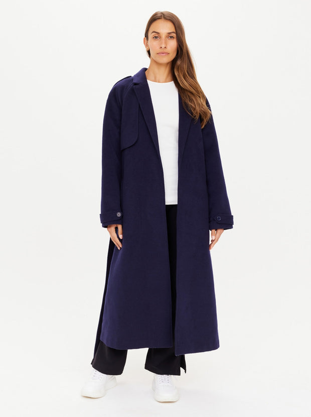 Voss Coat - Navy