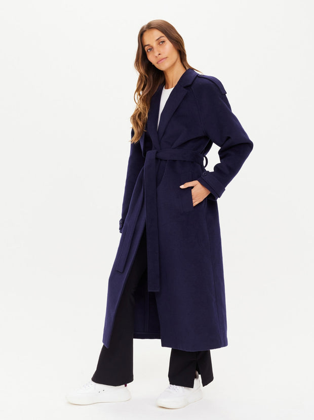 Voss Coat - Navy