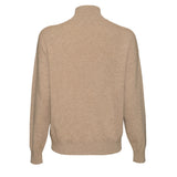 Finn Half Zip Cashmere Sweater - Oatmeal