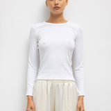 Kelly Slim Fit Long Sleeve - White