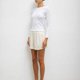 Kelly Slim Fit Long Sleeve - White