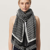 Mira Cotton Scarf - Black