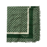 Mira Cotton Scarf - Vintage Garden Green