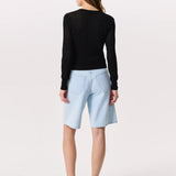 Molly Open-Knit Cardigan - Black