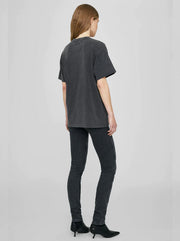 Bing Bolt Cotton Tee - Washed Black