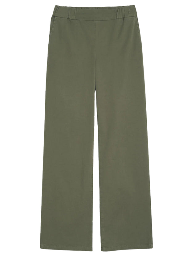 Koa Cotton Twill Pant - Army Green