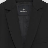 Quinn Wool Blazer - Black