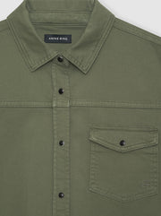 Sloan Cotton Shirt - Army Green