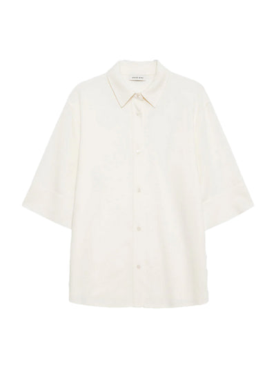 Mary Button-Up Shirt - Ivory