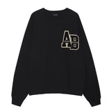 Miles Letterman Sweatshirt - Black