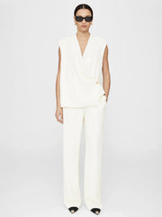 Soto Wide-Leg Pant - Ivory