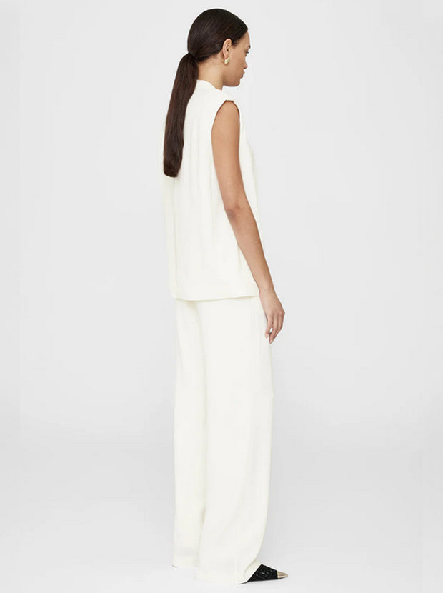 Soto Wide-Leg Pant - Ivory