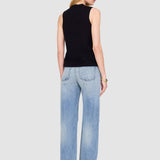 Lawrence Silk-Blend Vest - Black