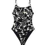 Vesta One-Piece Swimsuit - Black Bird Of Paradise