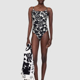 Vesta One-Piece Swimsuit - Black Bird Of Paradise