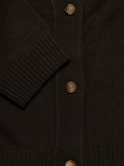 The Darcy Cashmere Cardigan - Dark Khaki