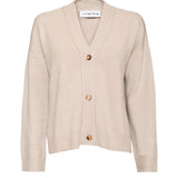 The Darcy Cashmere Cardigan - Taupe