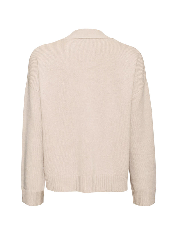 The Darcy Cashmere Cardigan - Taupe