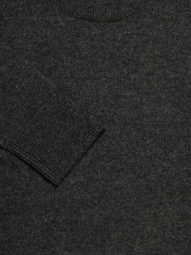 The Essential Cashmere Crew - Charcoal