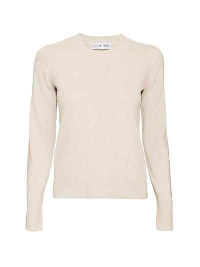 The Essential Cashmere Crew - Cream