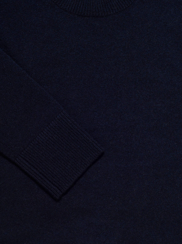 The Essential Cashmere Crew - Navy