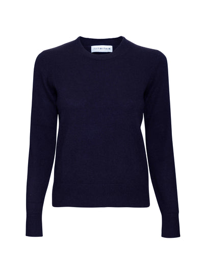 The Essential Cashmere Crew - Navy