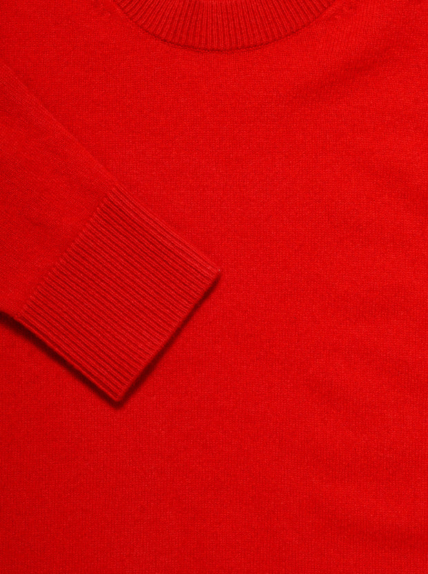 The Essential Cashmere Crew - Red