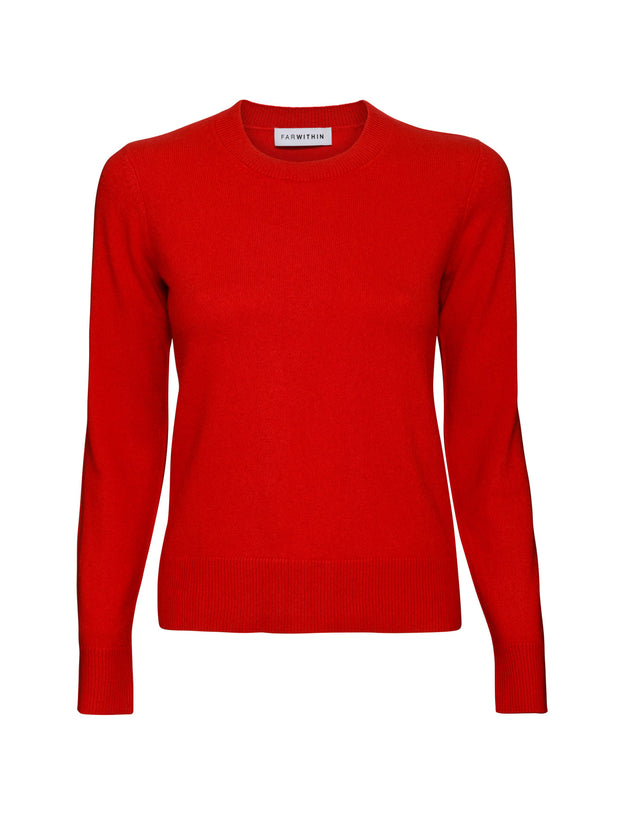 The Essential Cashmere Crew - Red