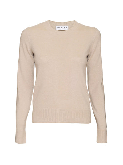 The Essential Cashmere Crew - Taupe