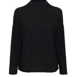 The Essential Cashmere Funnel Neck - Black