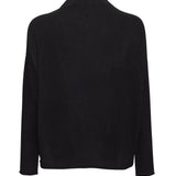 The Essential Cashmere Funnel Neck - Black