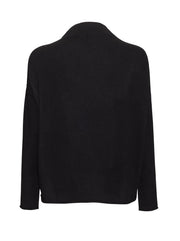 The Essential Cashmere Funnel Neck - Black