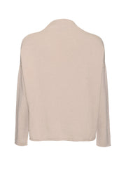 The Essential Cashmere Funnel Neck - Taupe