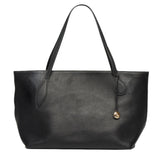 Sprout Tote Large Leather Vintage Bag - Black